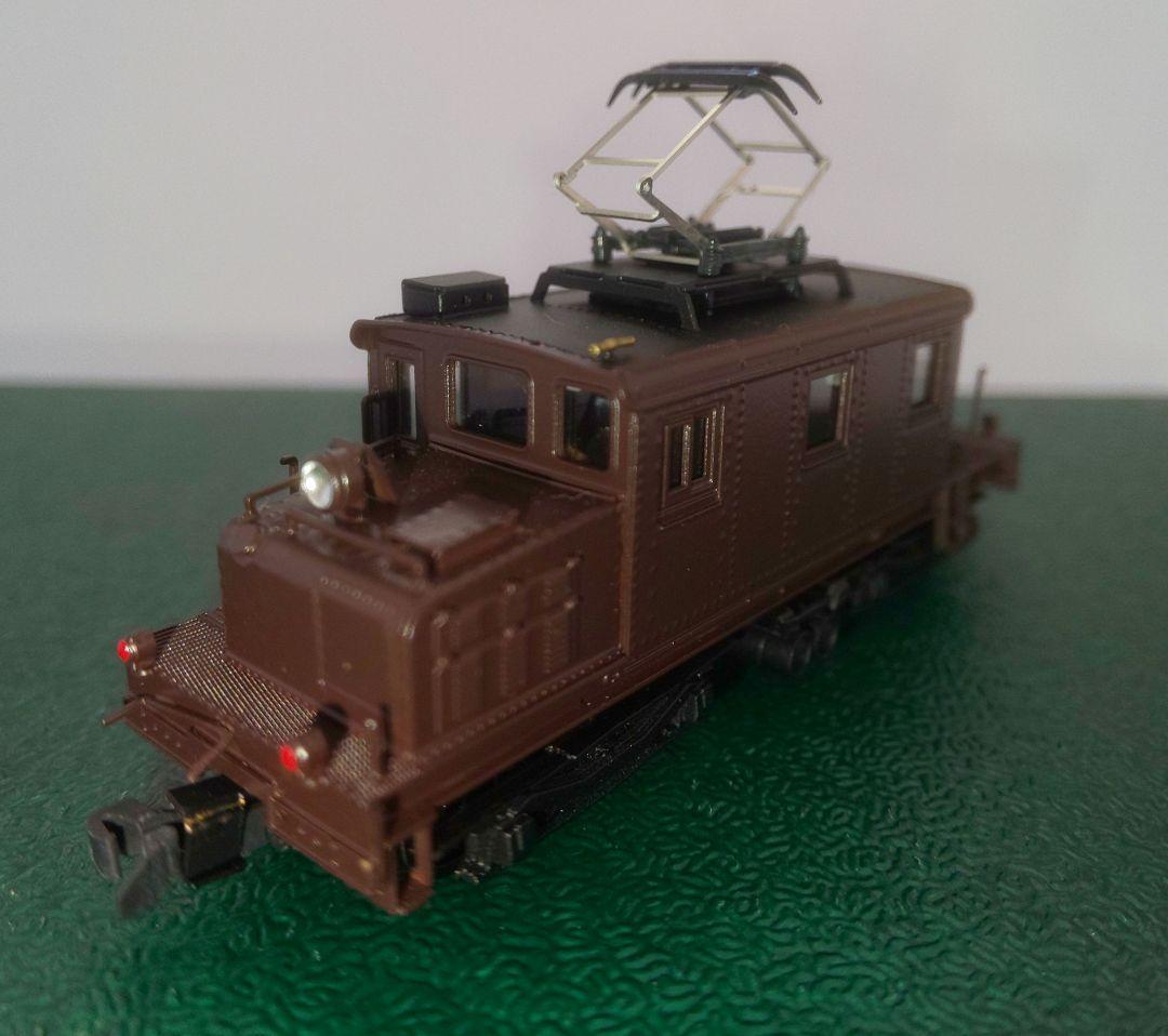 鉄道模型 秩父鉄道 デキ1 電気機関車 茶色仕様