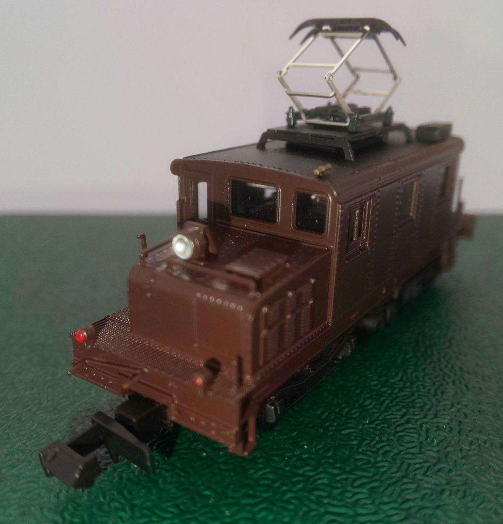 鉄道模型 秩父鉄道 デキ1 電気機関車 茶色仕様