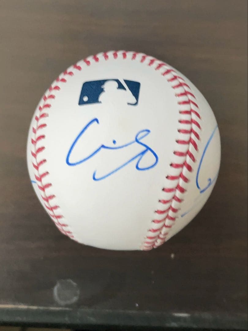 大谷翔平、山本由伸、佐々木朗希　直筆トリプルサインボール　ケース付