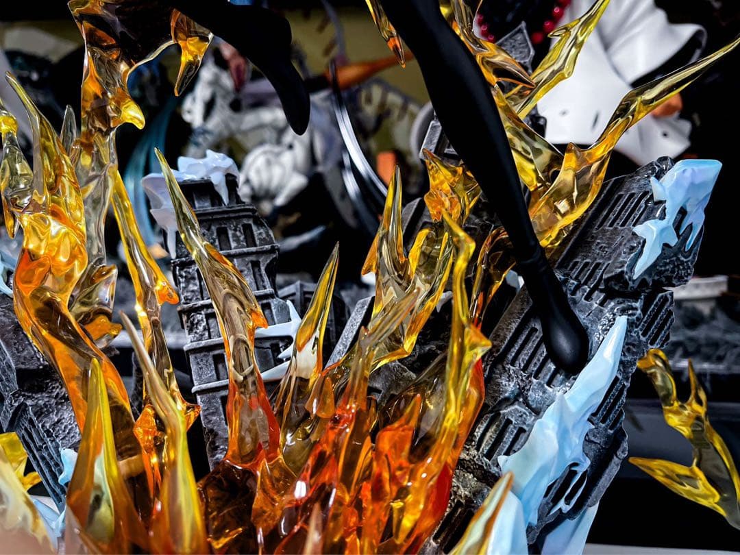 BLEACH 黒衣少年図 四楓院夜一 ガレージキット ガレキ スタチュー③