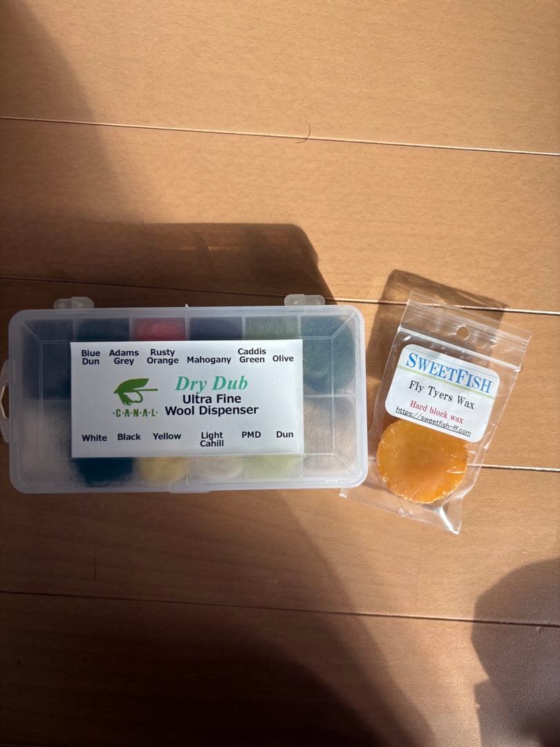 フライマテリアルセット（羽毛・ウール）