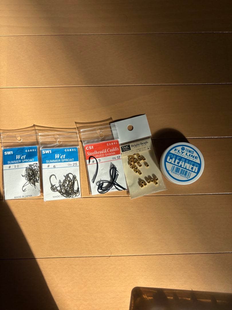 フライマテリアルセット（羽毛・ウール）