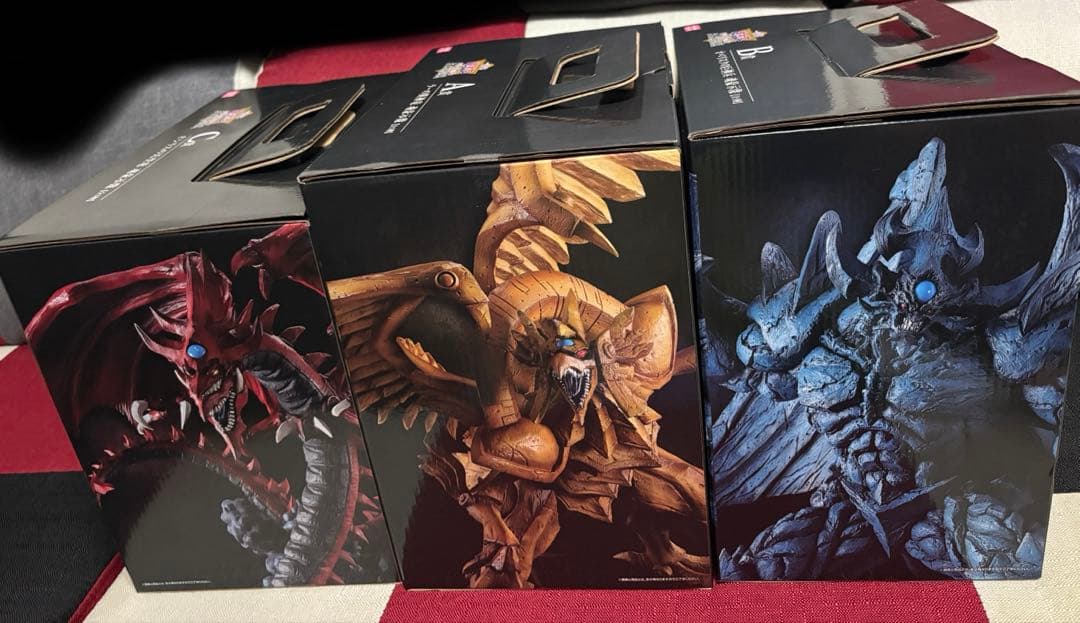 ドラ太さん専用 遊戯王　一番くじ　Ａ賞B賞C賞　三幻神顕現　フィギュアセット