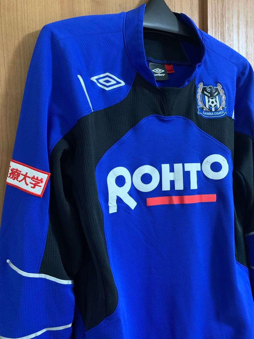 【激レア　日本製　カラータグ付き】ガンバ大阪 トレーニングウェア　練習着　赤タグ