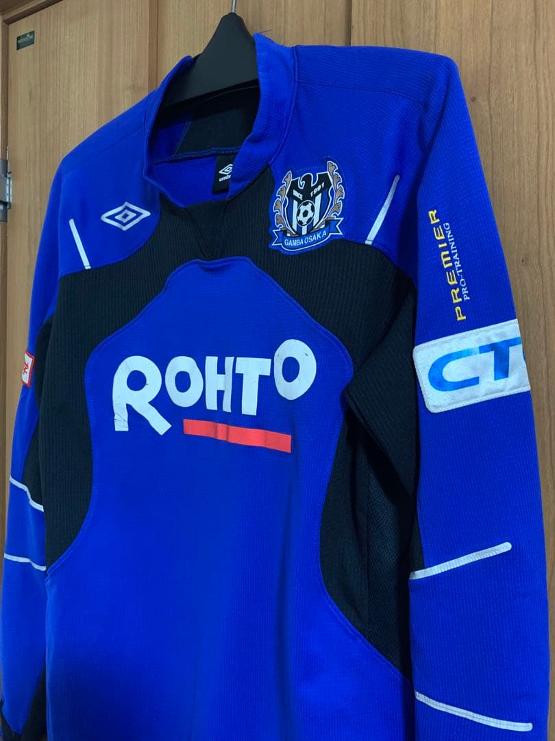 【激レア　日本製　カラータグ付き】ガンバ大阪 トレーニングウェア　練習着　赤タグ