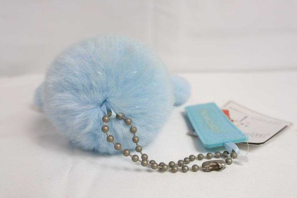 ◆モンチッチ 水色 スカイツリーVer. タグ付き キーホルダー 09399