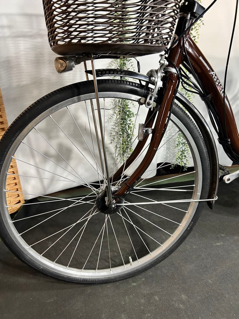 No.266ブリジストンA44電動アシスト自転車ASSISTA整備済み26インチ