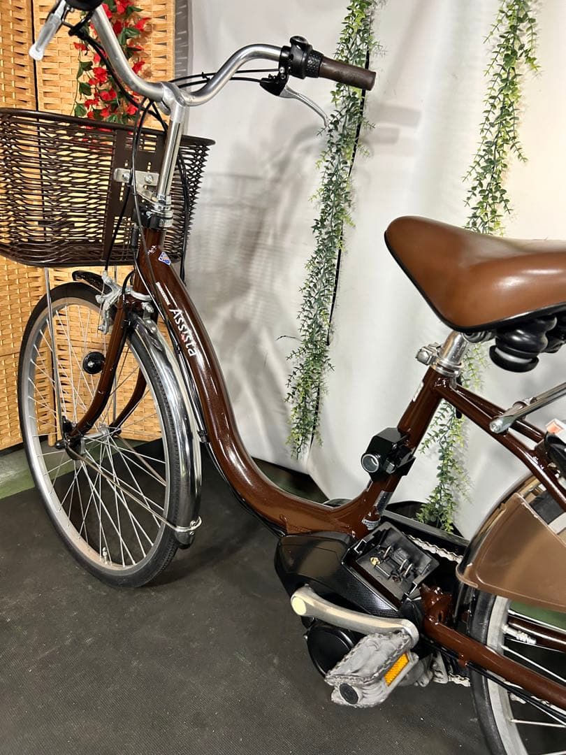 No.266ブリジストンA44電動アシスト自転車ASSISTA整備済み26インチ