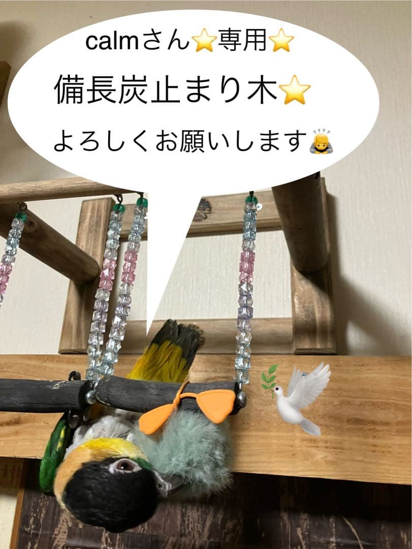 備長炭止まり木⭐️止まり木⭐️パーチ⭐️専用です(*゜▽゜*)✨