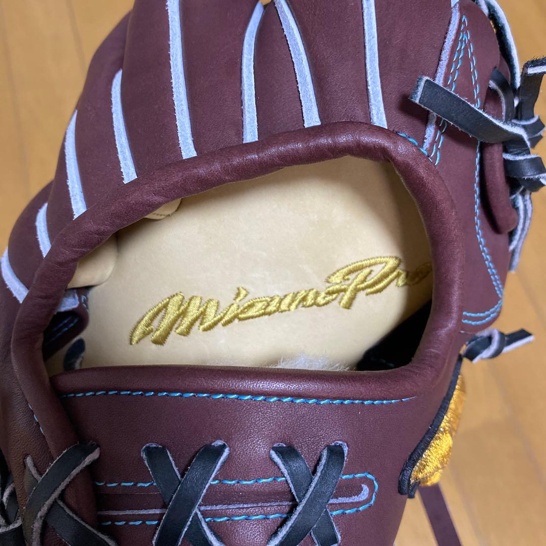 ミズノプロ　硬式　オーダー　波賀ジャパン　外野手用 右投げ用　数回使用程度