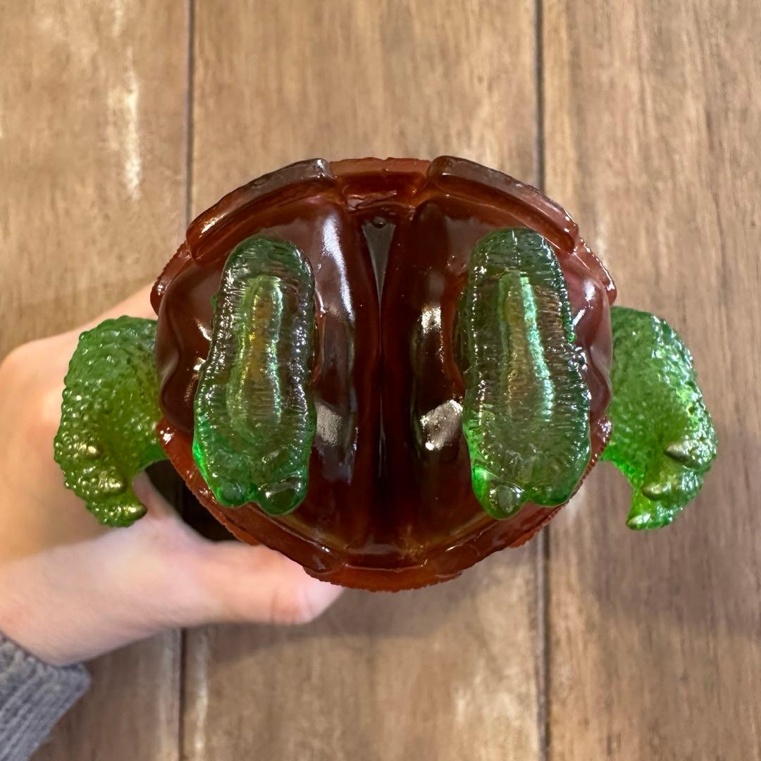 ソフビ リペイント キノコ王子 侍ボディー　インディーズソフビ もうこやま