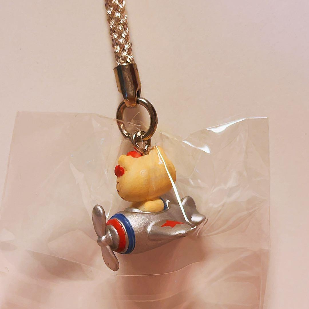 希少レア　ハローキティ　ミミィ　根付け　ネツケ　2002年製 ヒコーキ　サンリオ