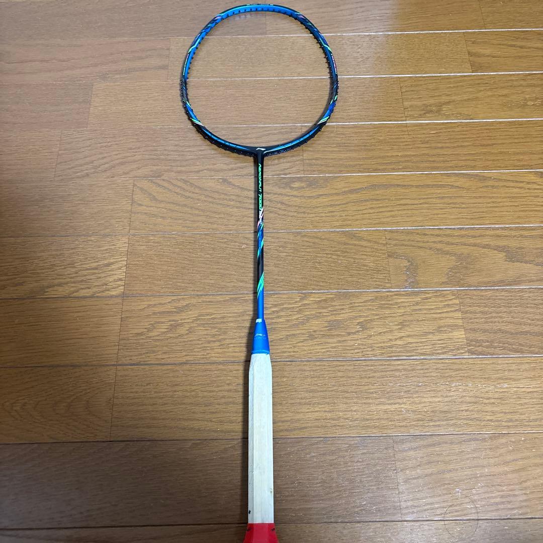 リーニン AERONAUT7000B バドミントンラケット 青/緑/黒