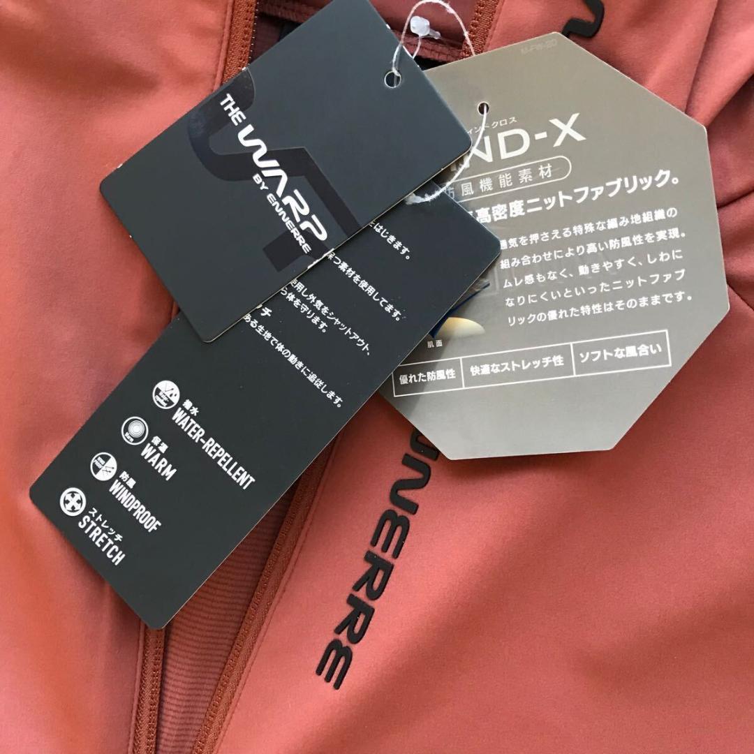 赤ブラウン系 定価16280円 ゴルフ ザ・ワープ・バイ・エネーレ ジャケット