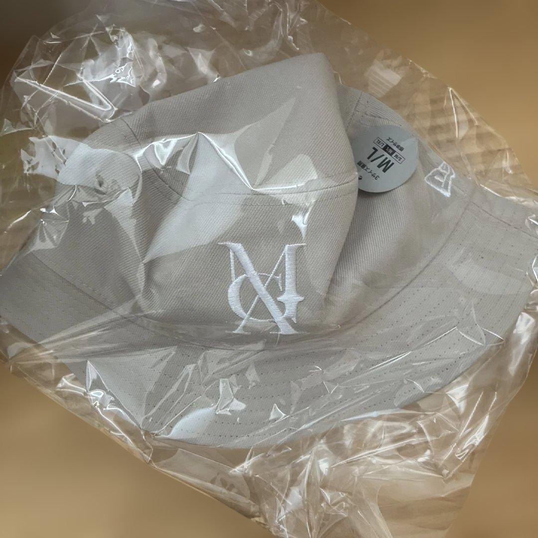 Mrs.GREEN APPLE NEW ERA バケットハット ベージュ ミセス