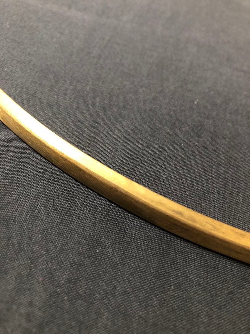 真鍮製Fresh Hoop スネアドラムヘッド本皮用　LITIK Tucker付