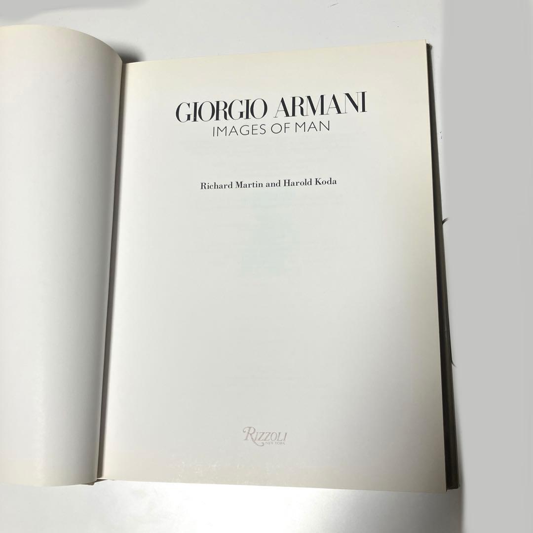 古書: 1990’s GIORGIO ARMANI images of man