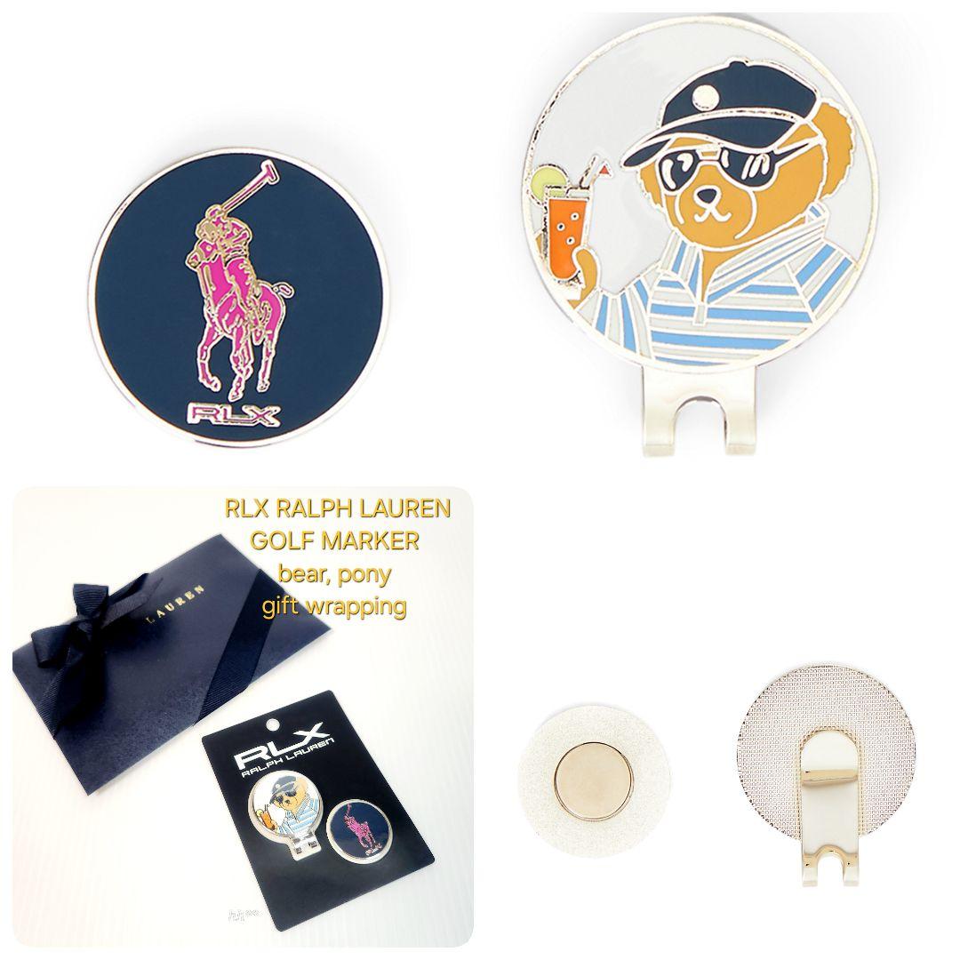 ラルフローレン ベア ポニー ゴルフ マーカー ネイビー