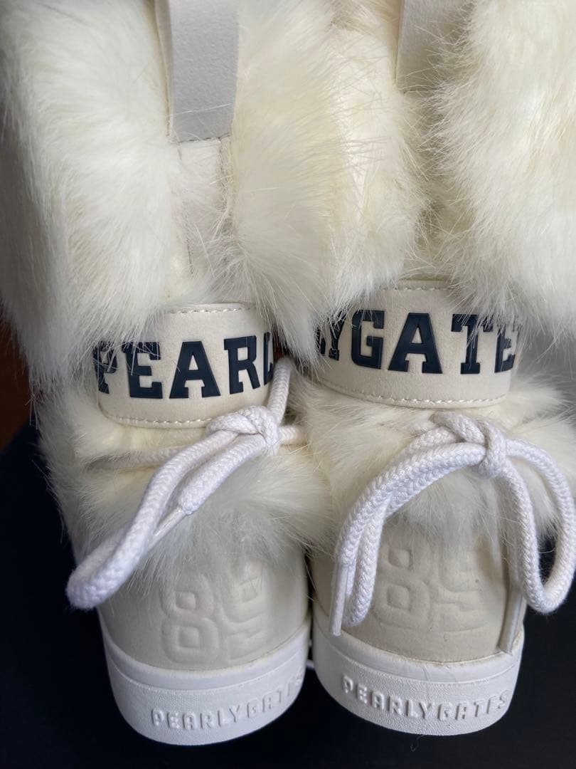 新品未使用　希少　PEARLY GATES ファーブーツ