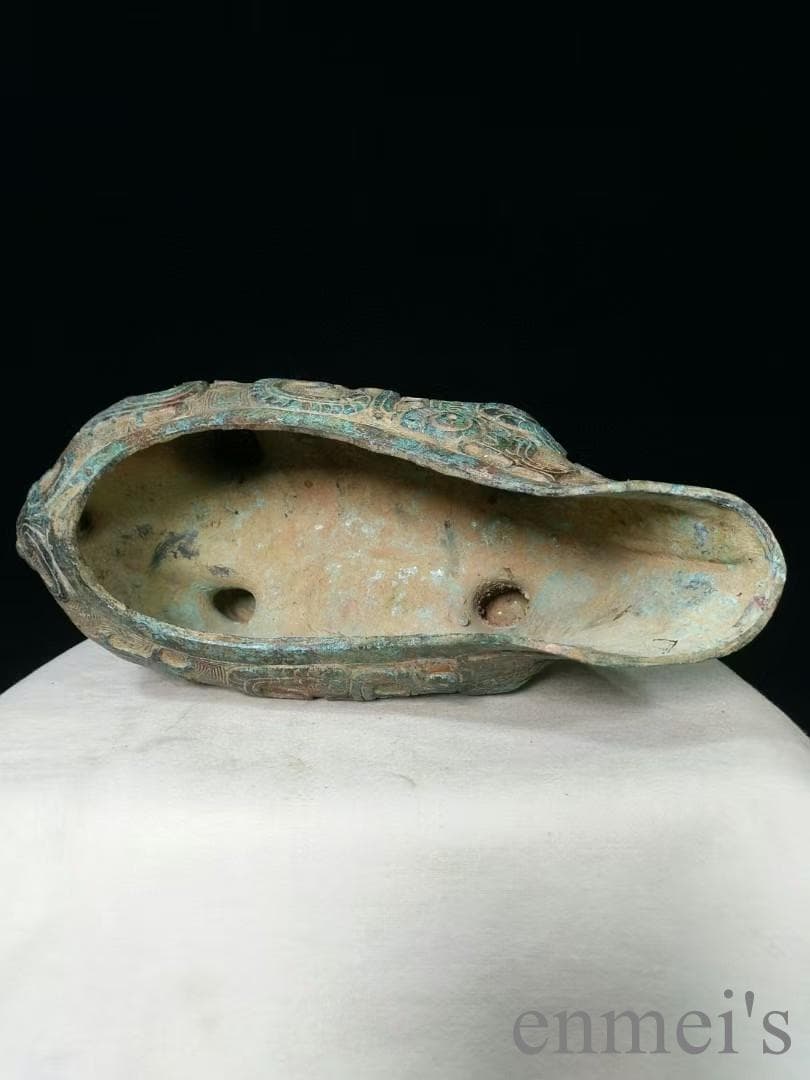 中国古美術 商代 青銅器 牛尊 禮器 酒器 亞長 武官 帝王器物 古代青銅 酒具