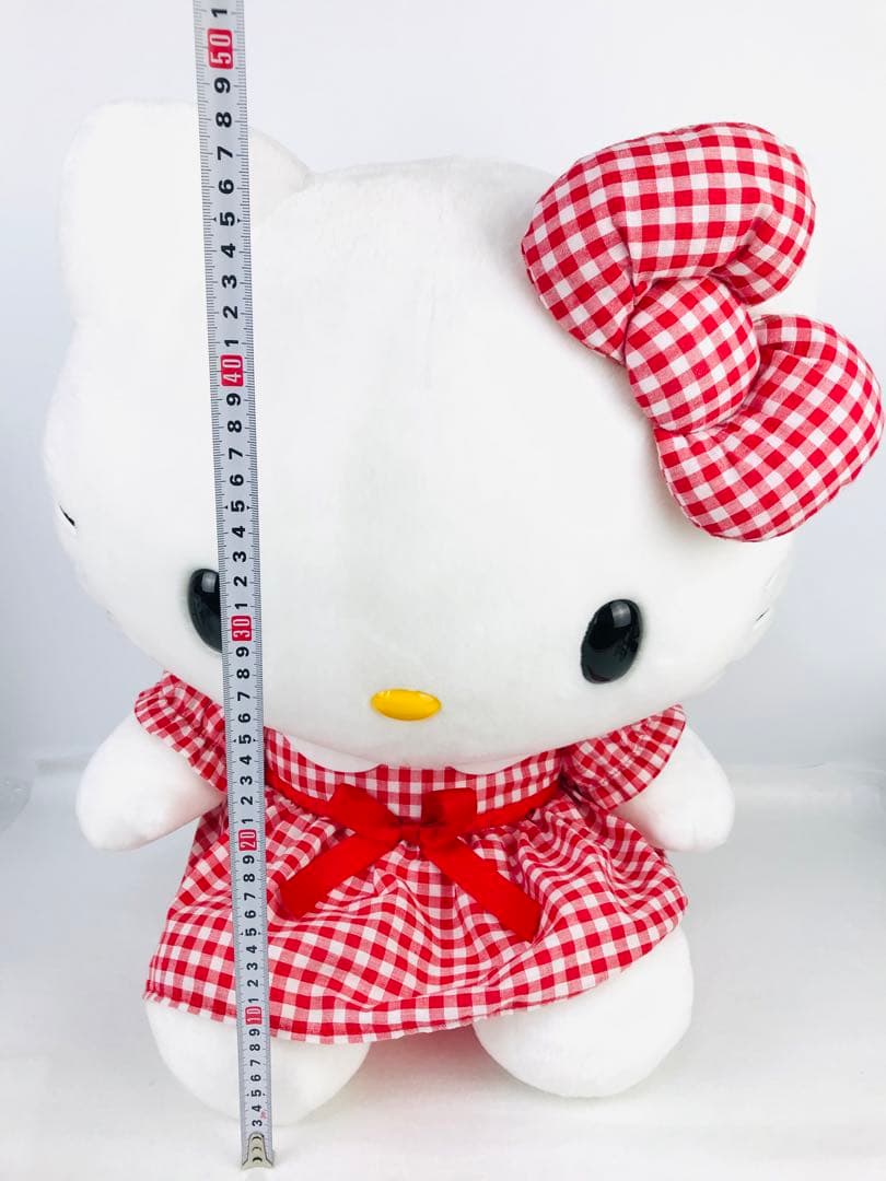 希少　特大　ハローキティ　ワンピースドレス２Ｌぬいぐるみ　サンリオ/Sanrio