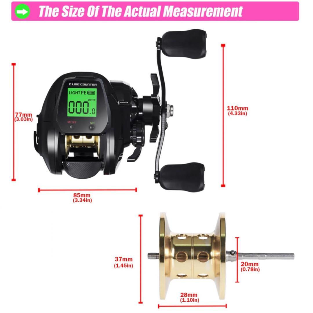 限定1セット　1.8m 4ピースベイトロッド&カウンター付ベイトリール