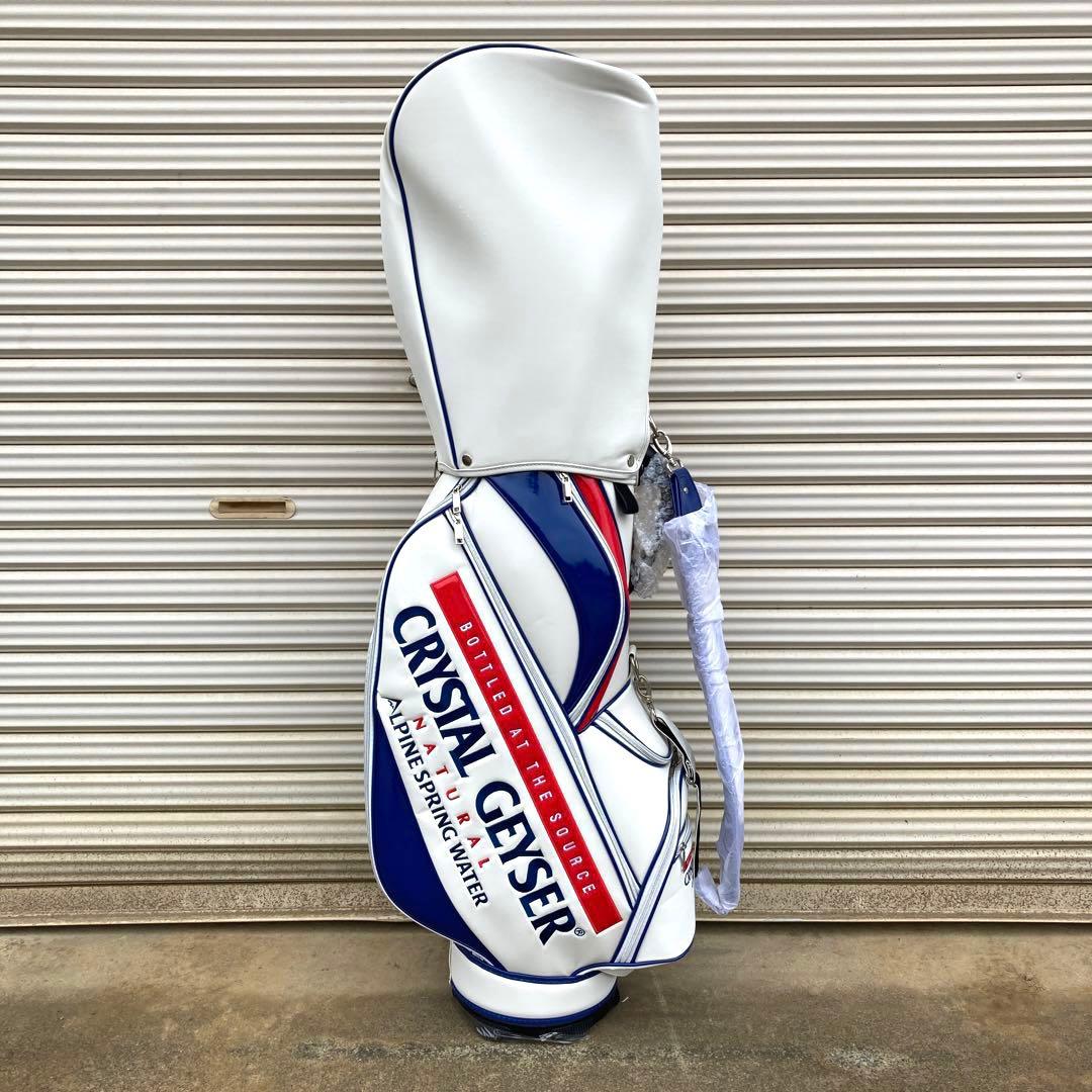 【新品未使用】CRYSTAL GEYSER キャディバッグ トリコロール