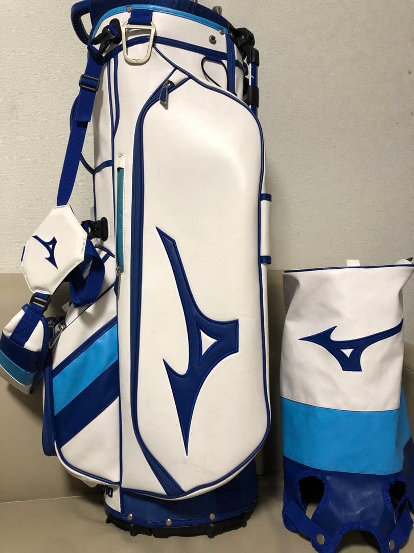 【送料込み】MIZUNO ミズノ　スタンド付きキャディバッグ　メンズ　レディース