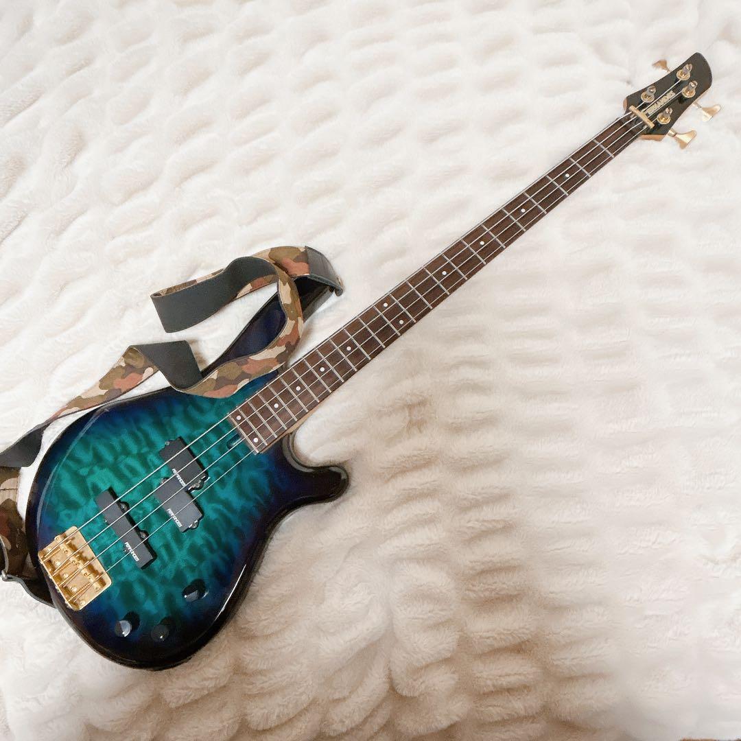 Fernandes FRB-40 PJ シースルーグリーン エレキベース