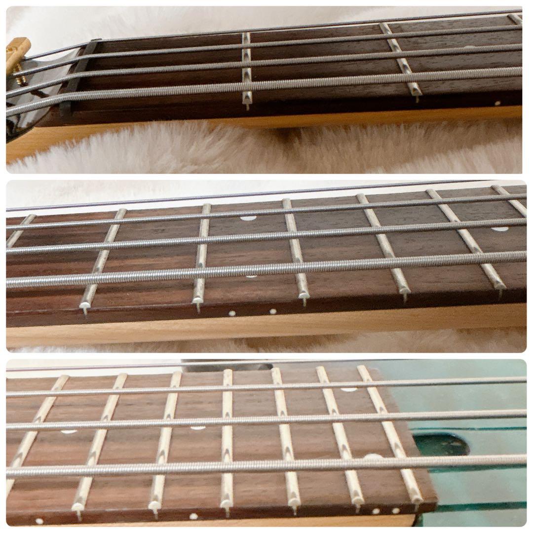 Fernandes FRB-40 PJ シースルーグリーン エレキベース