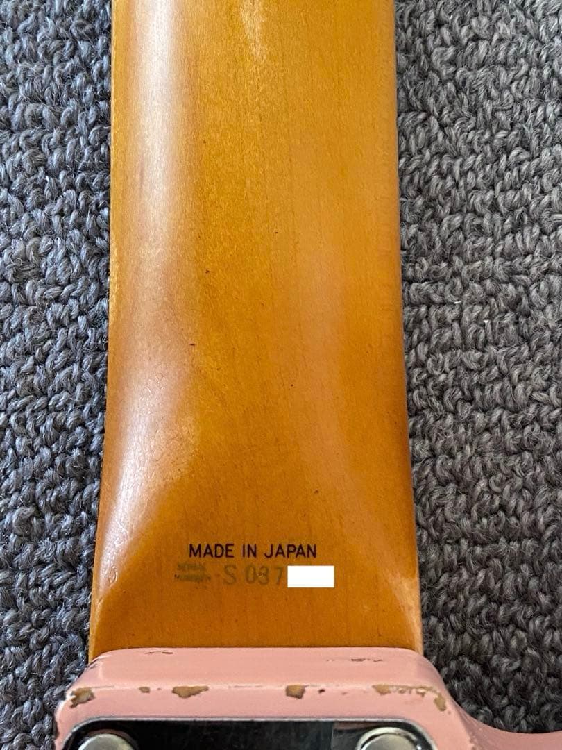 fenderJapanJAGUAR フジゲン シェルピンク M/HレリックMOD