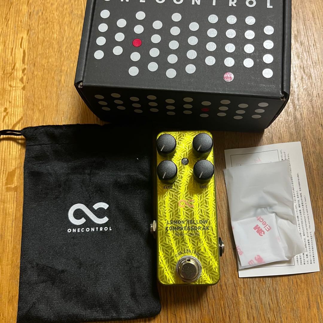 ギター One Control Lemon Yellow Compressor 4k