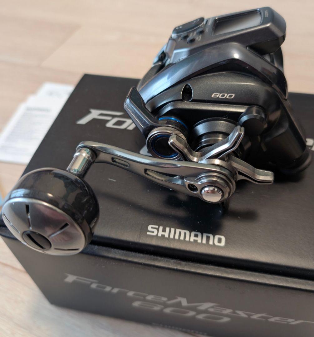 SHIMANO シマノ　23 フォースマスター600　リールカバー付き
