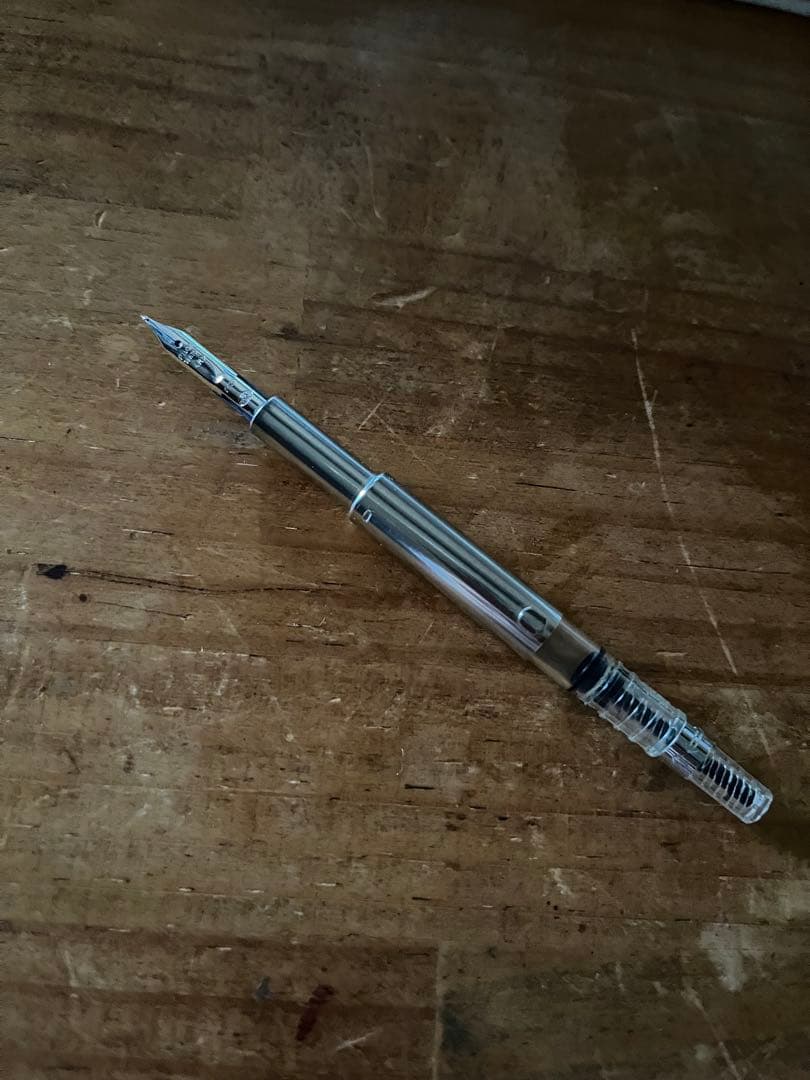 pilot キャップレス k18木製 万年筆　M