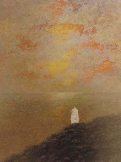 曲子明良、【遙】、希少な額装用画集より、新品額装付、状態良好