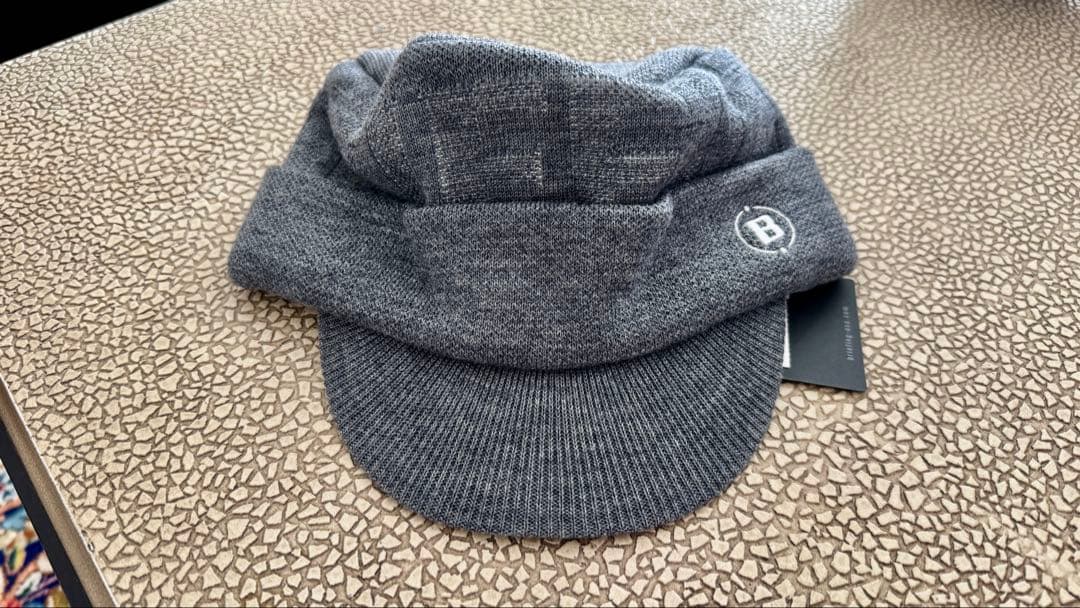 BRIEFING グレー ニットワークキャップ