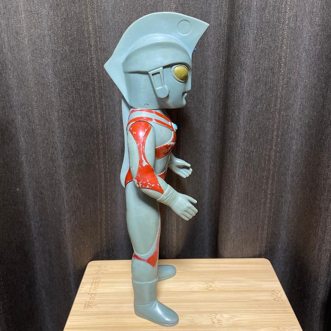 ブルマァク　面取れジャイアントサイズ　ウルトラマンエース　当時物　ソフビ