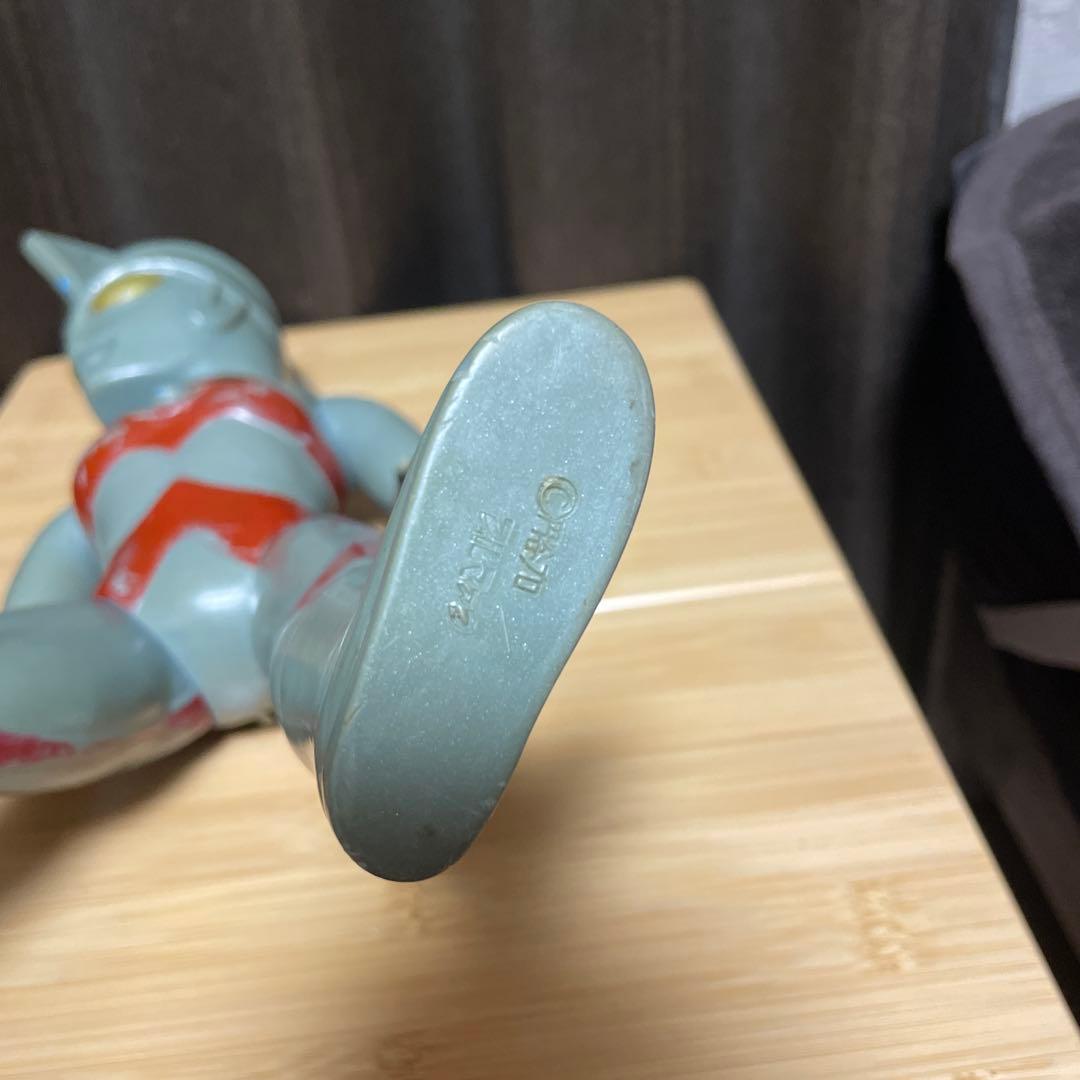 ブルマァク　面取れジャイアントサイズ　ウルトラマンエース　当時物　ソフビ