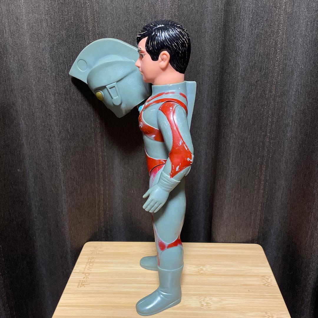 ブルマァク　面取れジャイアントサイズ　ウルトラマンエース　当時物　ソフビ