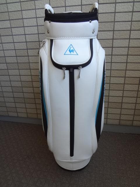 ルコック / le coq 9型キャディバッグ(QQBQJJ03) 白 極上品