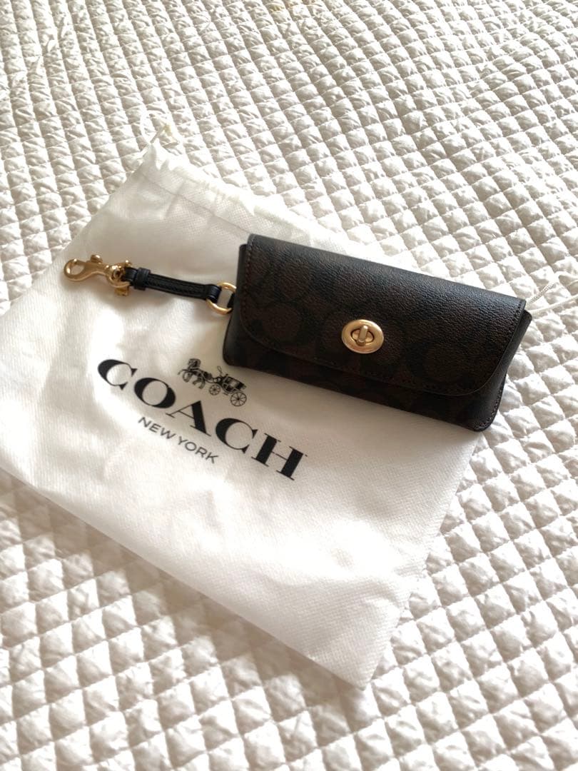 コーチ　サングラスケース　シグネチャー　未使用　モノグラム　メンズ