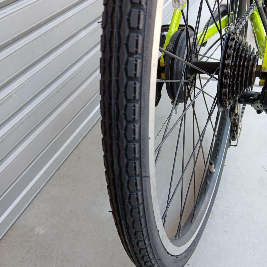 整備済みジュニア向け自転車２４インチ　ヘルメット付　ブリジストン・シュライン