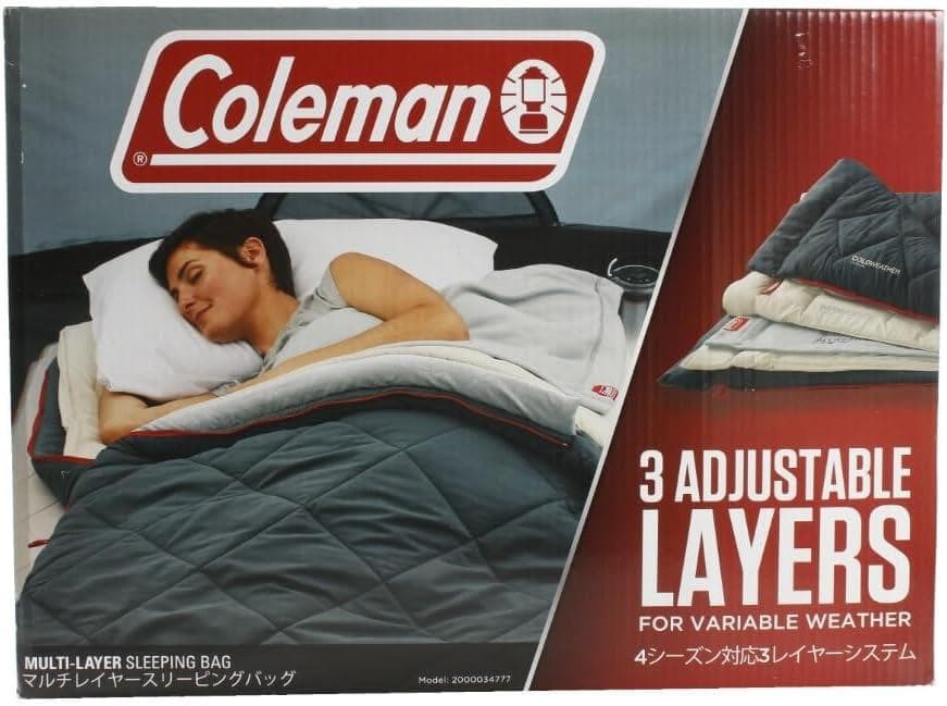新品：コールマン 寝袋 　マルチレイヤースリーピングバッグ 快適温度 -5℃