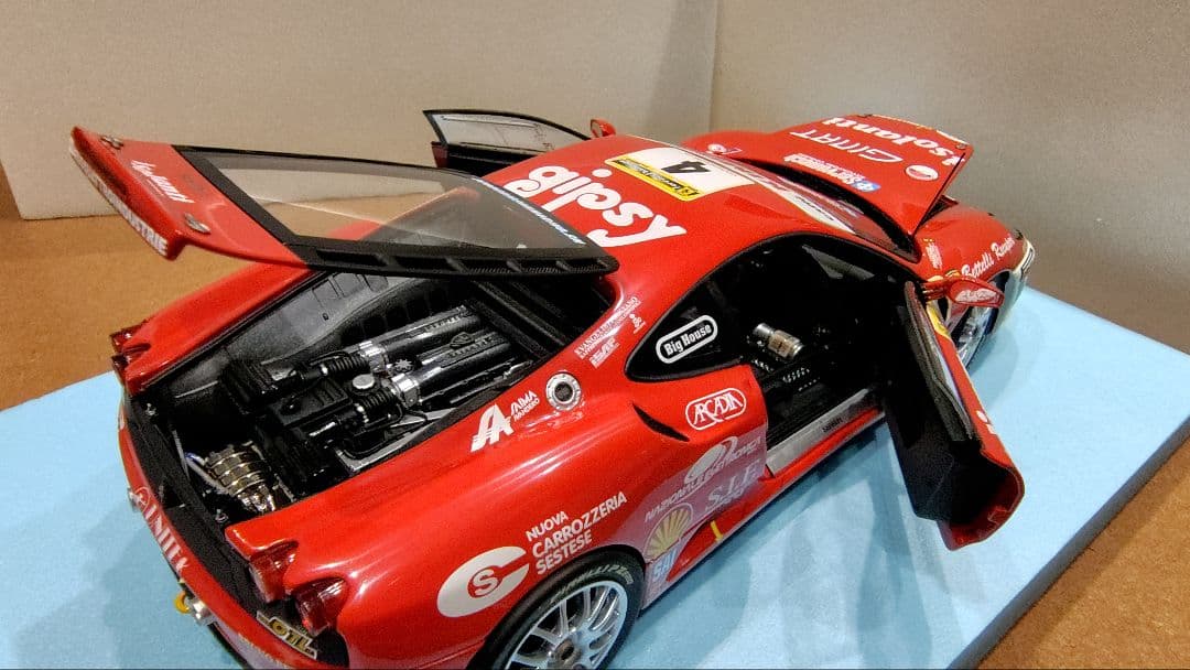 フェラーリ　1/18　F430　ミニカー　マテル