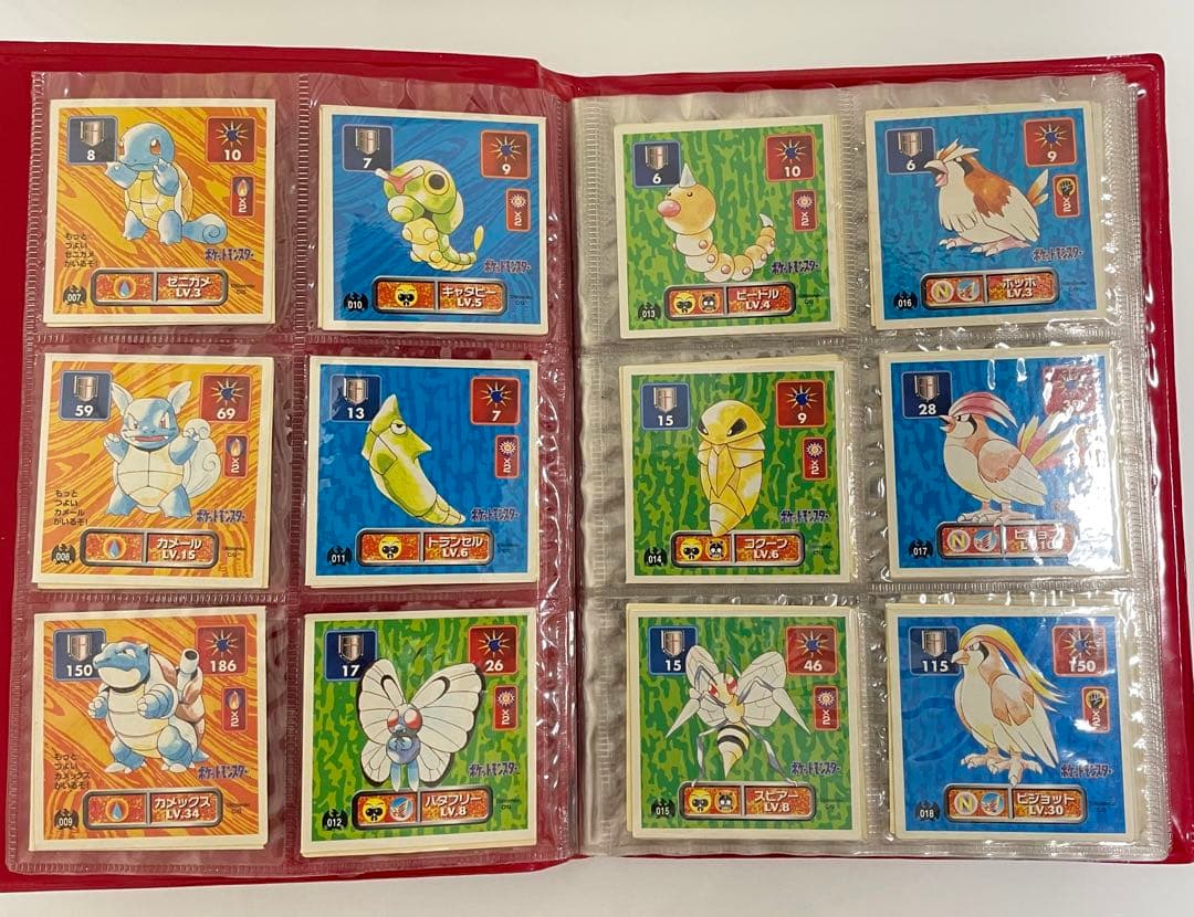 ポケモン 最強シール烈伝　フルコンプリート　初期　初代　専用アルバム付き　アマダ