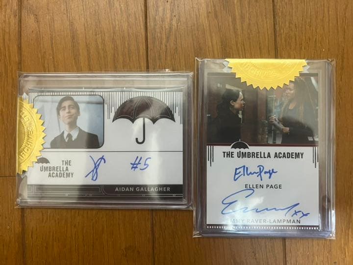 最終値下　アンブレラアカデミー　サイン　オートカードフルコンプ　セット売り