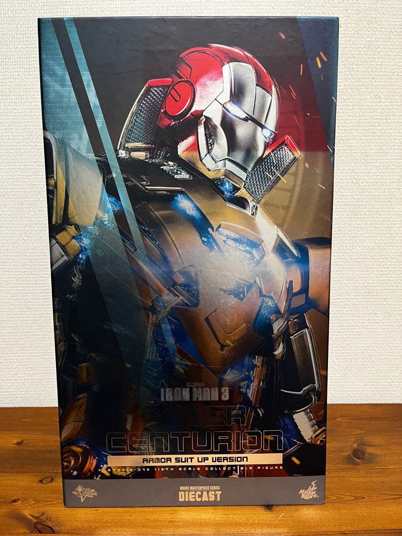 【美品】ホットトイズ　アイアンマン３シルバーセンチュリオンアーマースーツアップ版