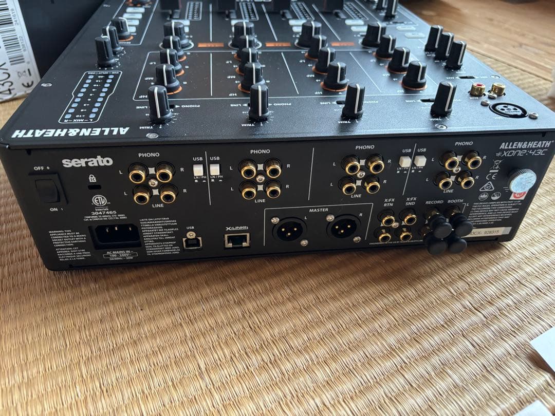 Allen&Heath Xone 43C DJミキサー オーディオ プリアンプ