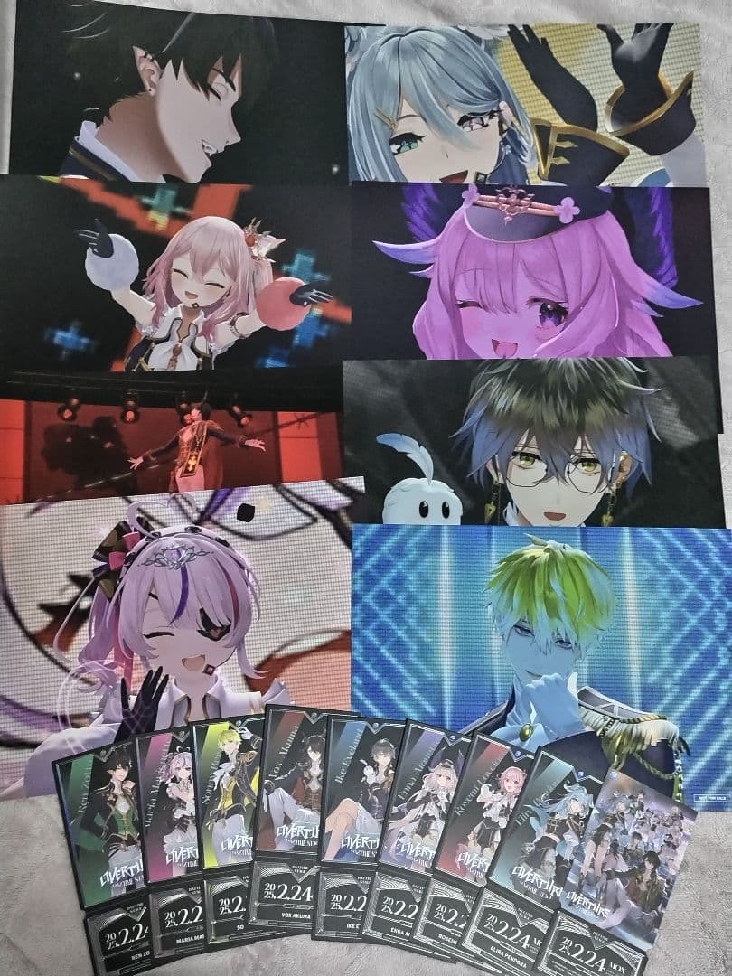 にじさんじ OVERTURE でかカード 公式写真カード チケット風カード EN