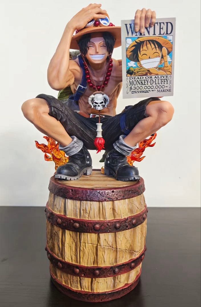 ワンピース 火拳のエース ガレージキット ガレキ スタチューX③